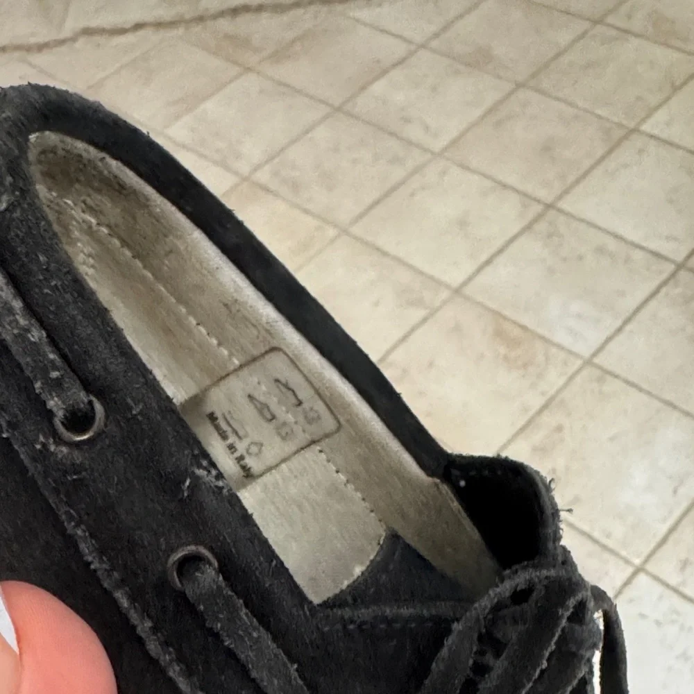 Giorgio Armani Black Kids Dress Shoes